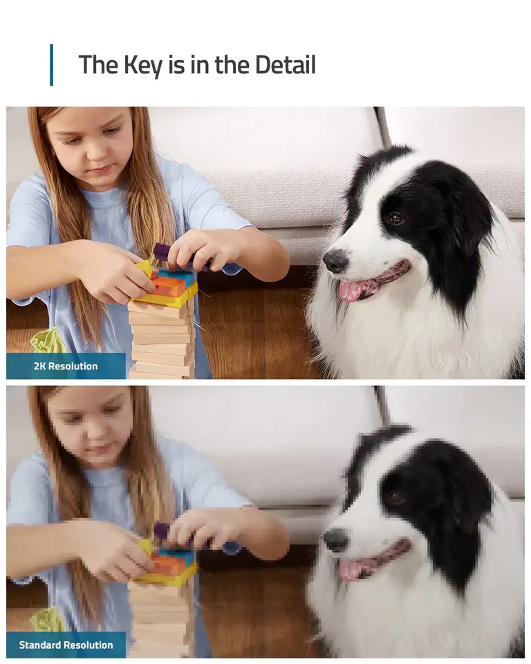 Eufy Security Indoor Cam E220 , 360° Pan and Tilt with 2K Resolution - White