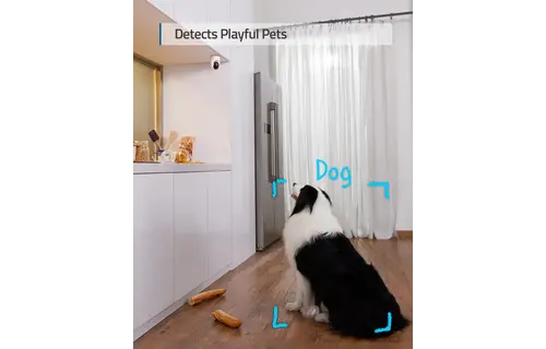 Eufy Security Indoor Cam E220 , 360° Pan and Tilt with 2K Resolution - White