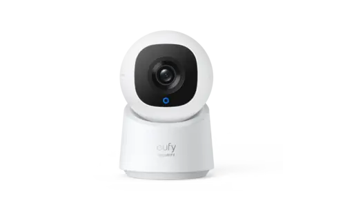 Eufy Security Indoor Cam C220 , 360° Pan and Tilt with 2K Clarity - White