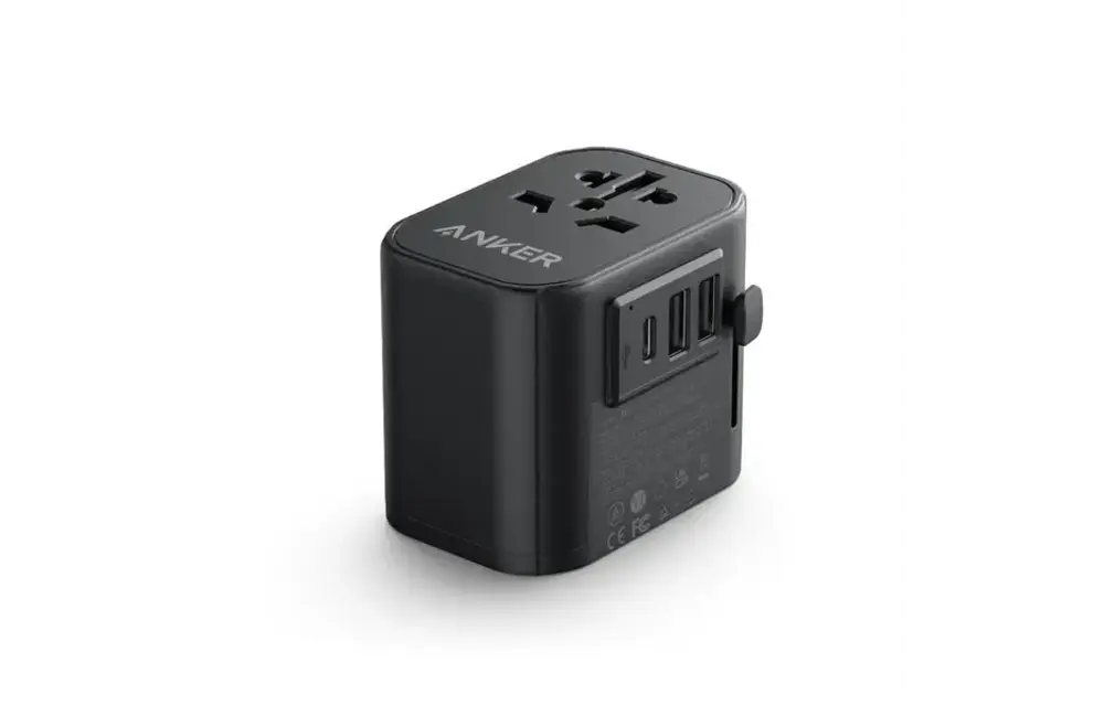 Anker 4-in-1 Global Travel Adapter USB-C 30W - Black