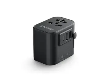 Anker 4-in-1 Global Travel Adapter USB-C 30W - Black
