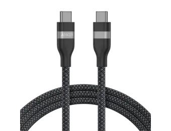 Anker USB-C to USB-C Cable 240W Upcycled Braided 6ft/1.8m - Black