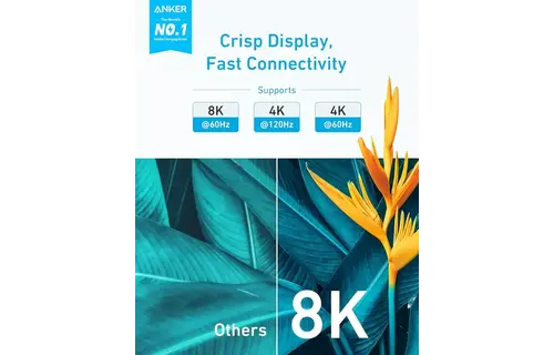 Anker Superior Defintion HDMI Cable 6ft, 8K - Black