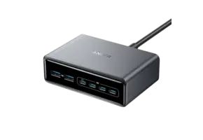 Anker Prime Multi Port Desktop Ultra Fast Charger 200W, 6 Ports, GaN - Black
