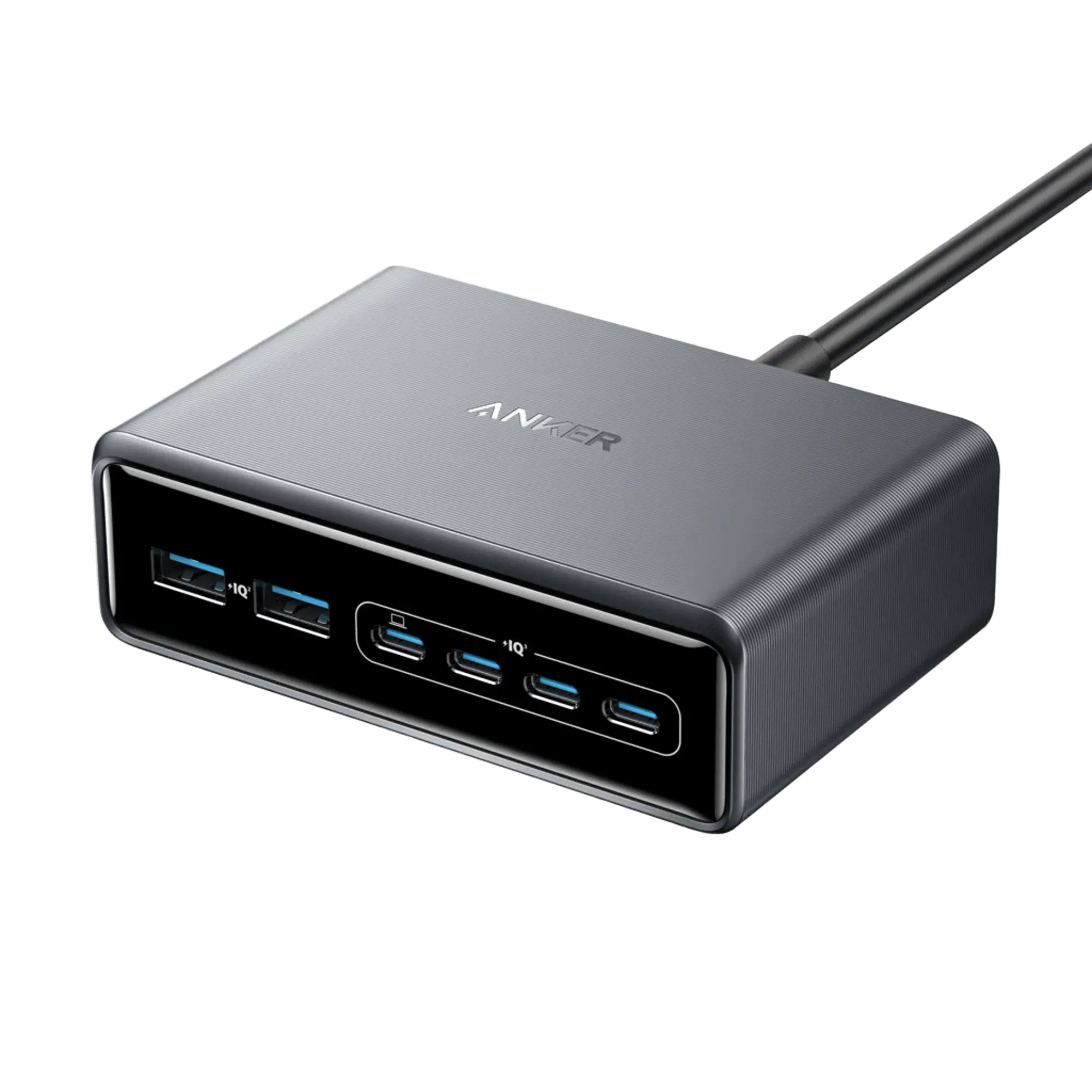 Anker Prime Multi Port Desktop Ultra Fast Charger 200W, 6 Ports, GaN - Black