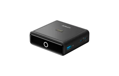 Anker Multi Device Fast Charging Desktop Charger 3 Ports 100W Charging Base For Anker Prime Power Bank - Black