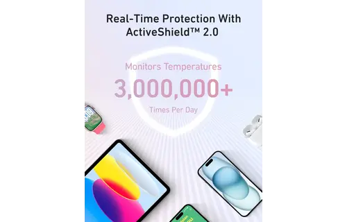 Anker Zolo Fast Charging Power Bank Built in USB-C Cable 10,000mAh- Black