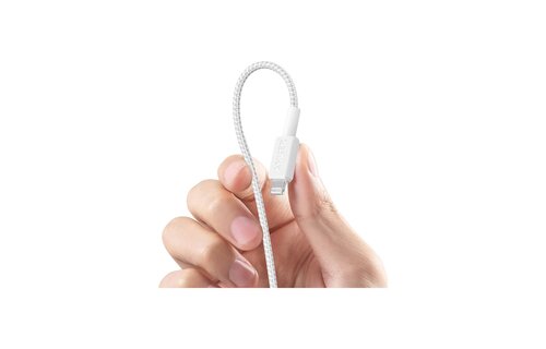 Anker USB-C to Lightning Cable Durable Braided 3ft/0.9m - White