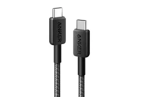 Anker Durable Braided Nylon USB-C Cable 60W 3ft/0.9m - Black