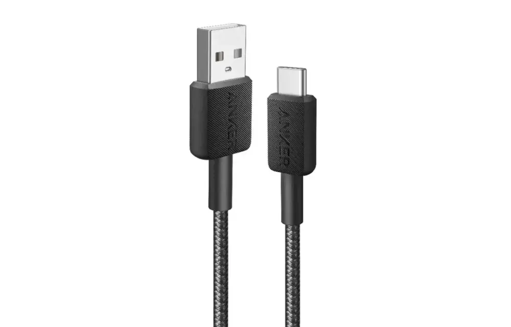Anker Durable Braided Nylon USB-A To USB-C Cable 3ft/0.9m - Black