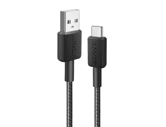 Anker Durable Braided Nylon USB-A To USB-C Cable 3ft/0.9m - Black