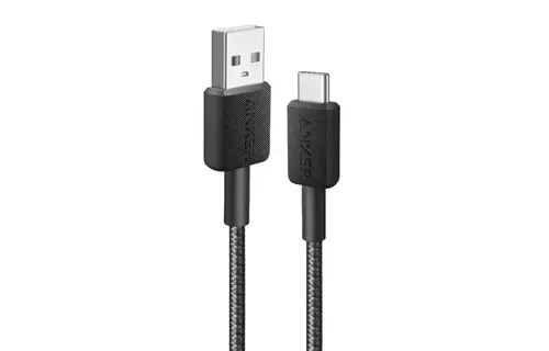 Anker Durable Braided Nylon USB-A To USB-C Cable 3ft/0.9m - Black