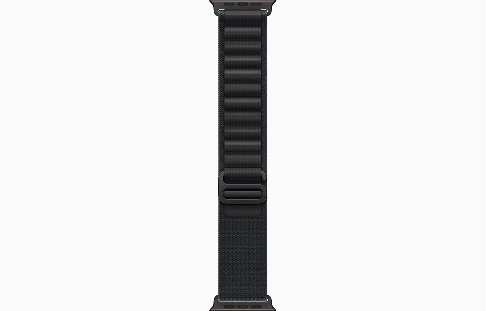 Apple Watch Ultra 3 GPS + Cellular 49mm Titanium Case Black Alpine Loop - Black Titanium
