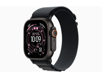 Apple Watch Ultra 3 GPS + Cellular 49mm Titanium Case Black Alpine Loop - Black Titanium