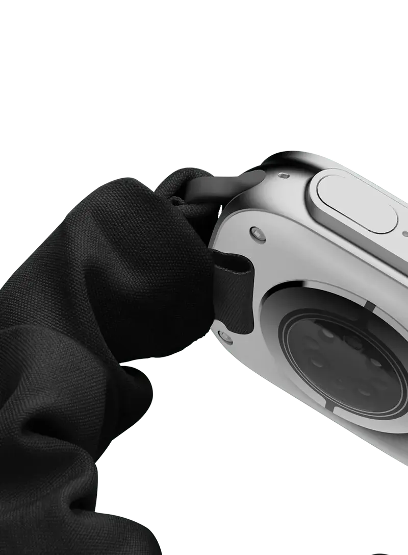 Avana Scrunchie Strap for Apple Watch 38/40/41/42mm - Black