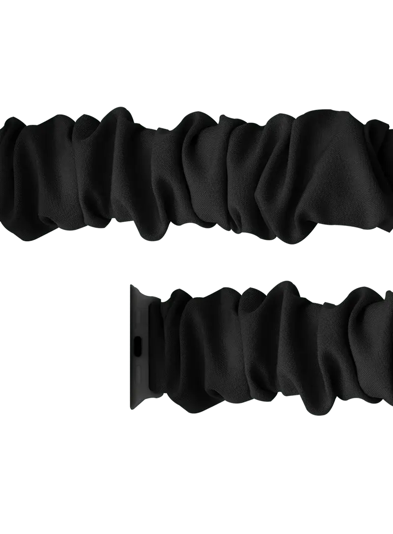 Avana Scrunchie Strap for Apple Watch 38/40/41/42mm - Black