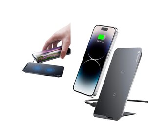 Baseus Multifunctional Wireless Charging Pad With Desktop Stand - Black