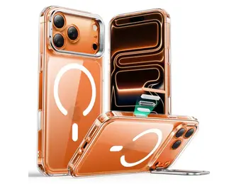 ESR Classic Hybrid MagSafe Case Camera Control, Stash Stand For iPhone 17 Pro Max - Clear