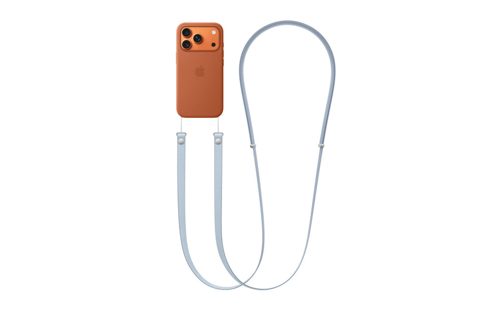 Apple iPhone Crossbody Strap - Light Blue