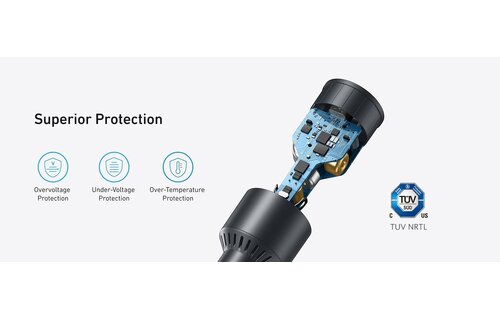 Anker Nano Car Charger 3 Ports 167.5W with USB-C Cable 3.3ft/1m