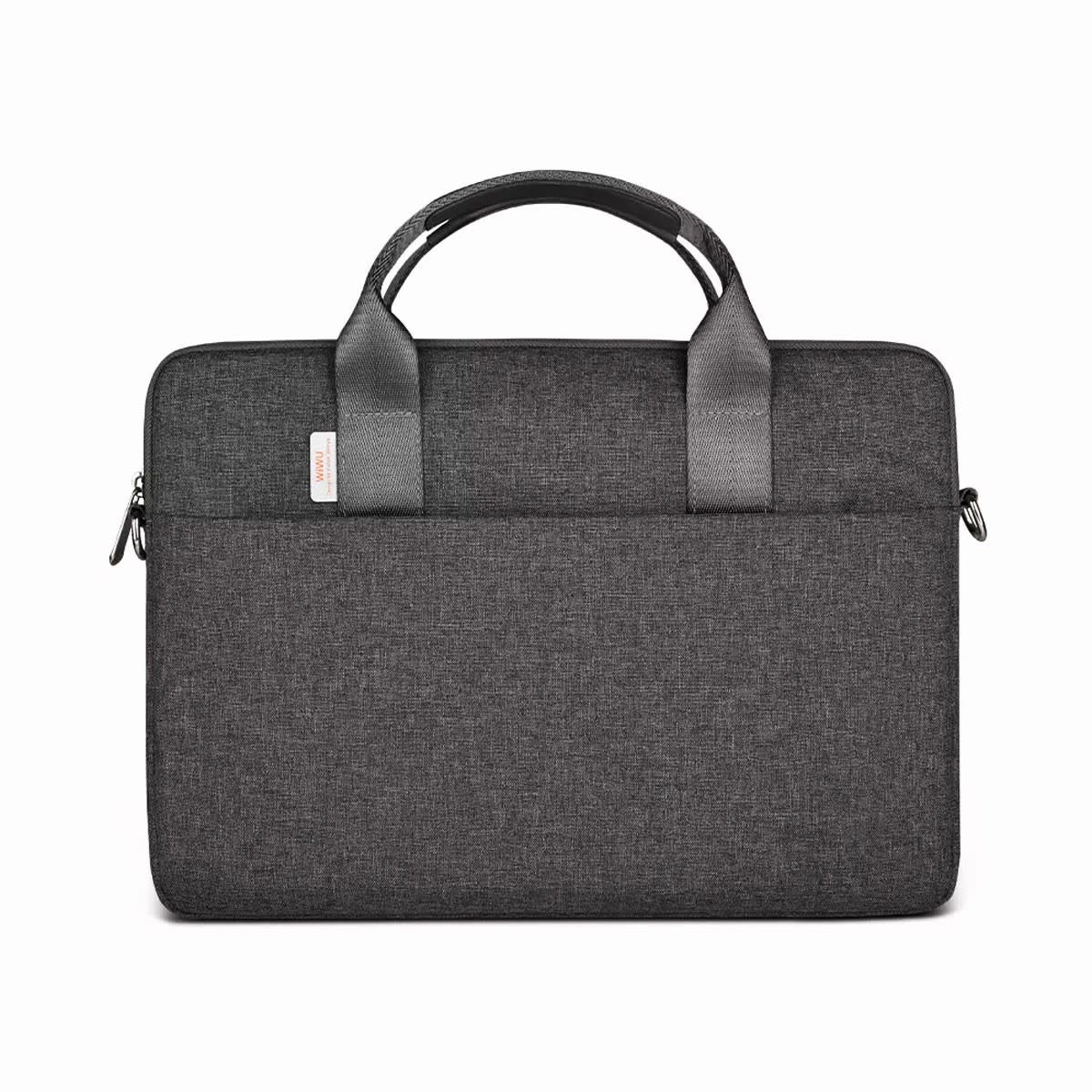 WiWU Minimalist Water-Resistant with Shoulder Strap Bag for Laptop and MacBook 13"/14" - Gray