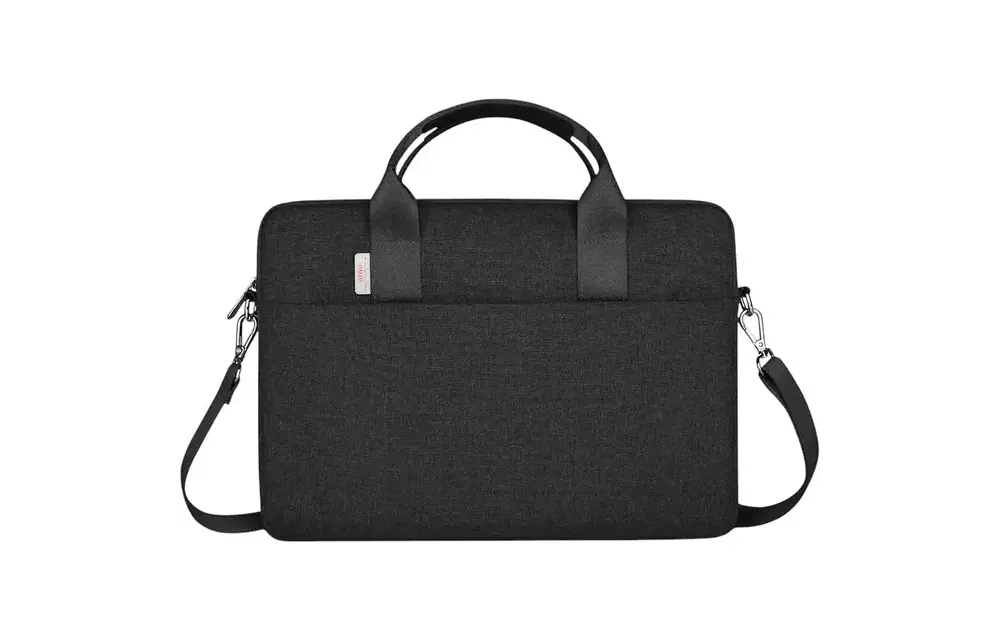 WiWU Minimalist Water-Resistant with Shoulder Strap Carry Bag for Laptop and MacBook 15"/16" - Black