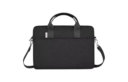 WiWU Minimalist Water-Resistant with Shoulder Strap Carry Bag for Laptop and MacBook 15"/16" - Black