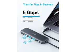 Anker 5-in-1 USB-C Hub 4K HDMI 100W - Black