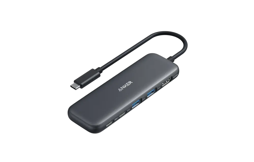 Anker 5-in-1 USB-C Hub 4K HDMI 100W  - Black