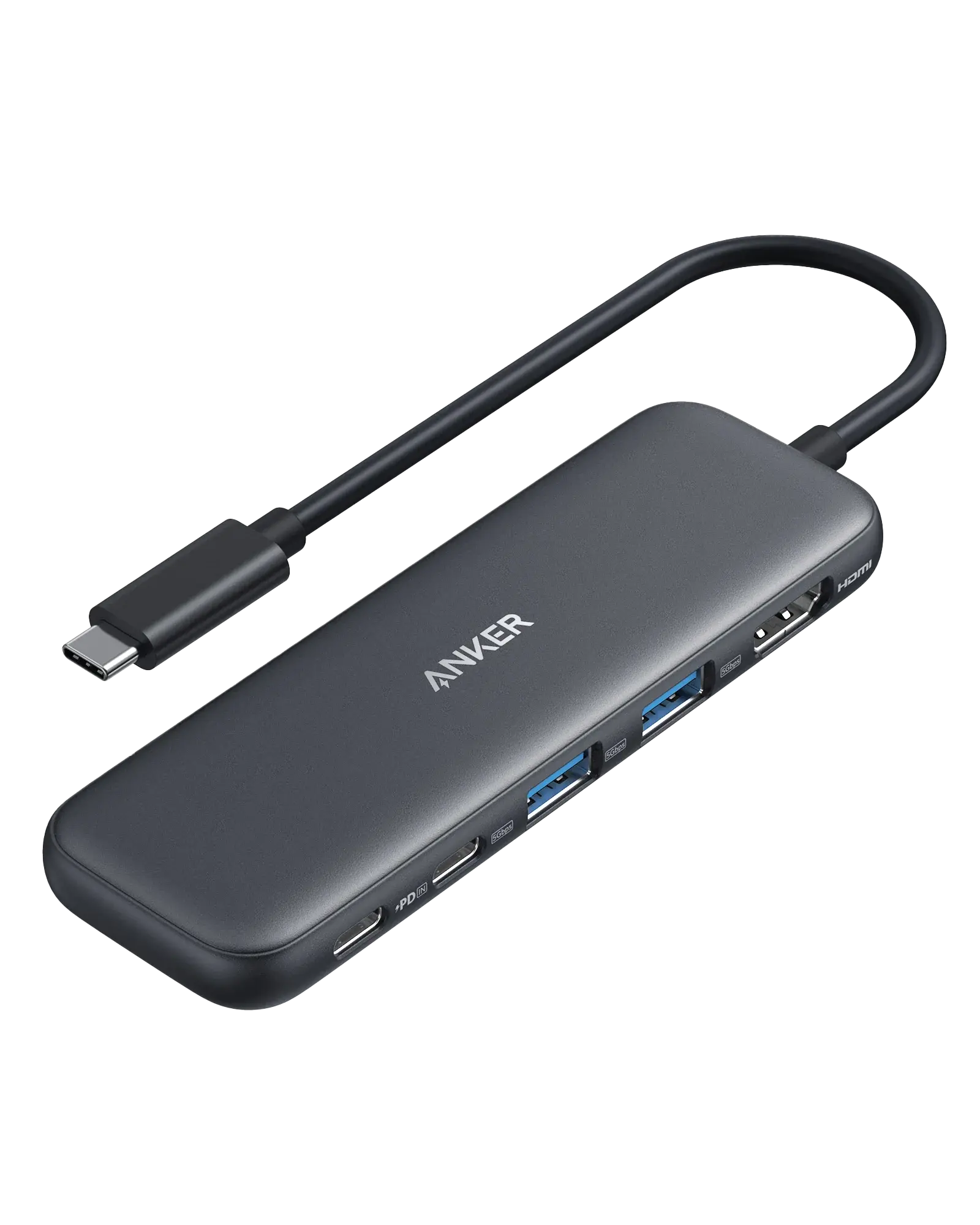 Anker 5-in-1 USB-C Hub 4K HDMI 100W  - Black