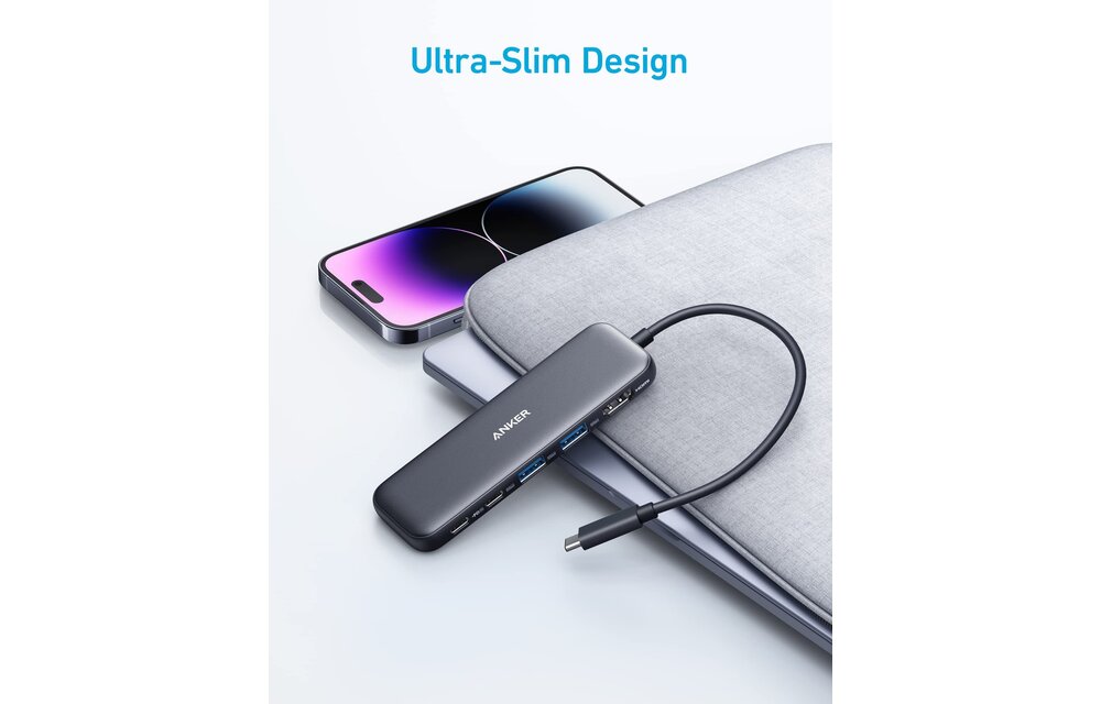 Anker 5-in-1 USB-C Hub 4K HDMI 100W  - Black