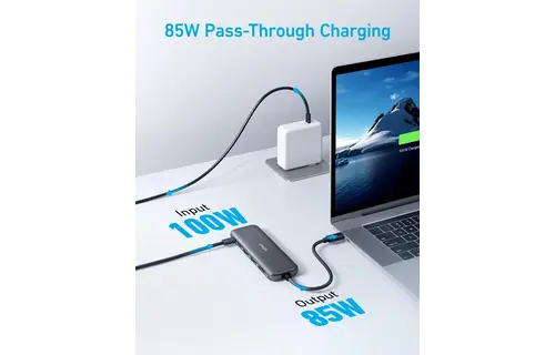 Anker 5-in-1 USB-C Hub 4K HDMI 100W  - Black