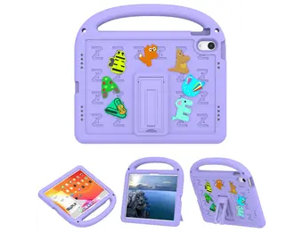 EVA Kids Safe Handle Stand Shockproof with Pencil Holder Case For Apple iPad 10th/11th Gen - Purple