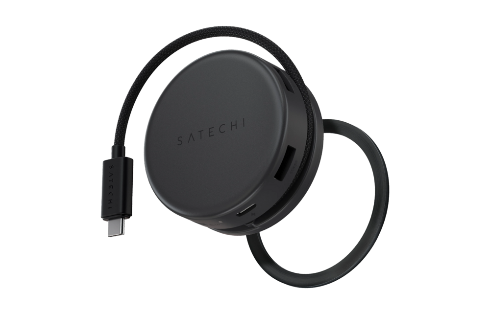 Satechi OntheGo 7-in-1 Multiport Adapter PD 100W - Space Black