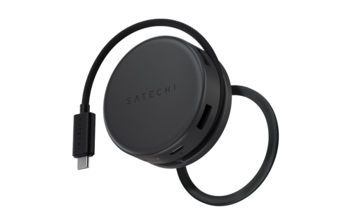 Satechi OntheGo 7-in-1 Multiport Adapter PD 100W - Space Black