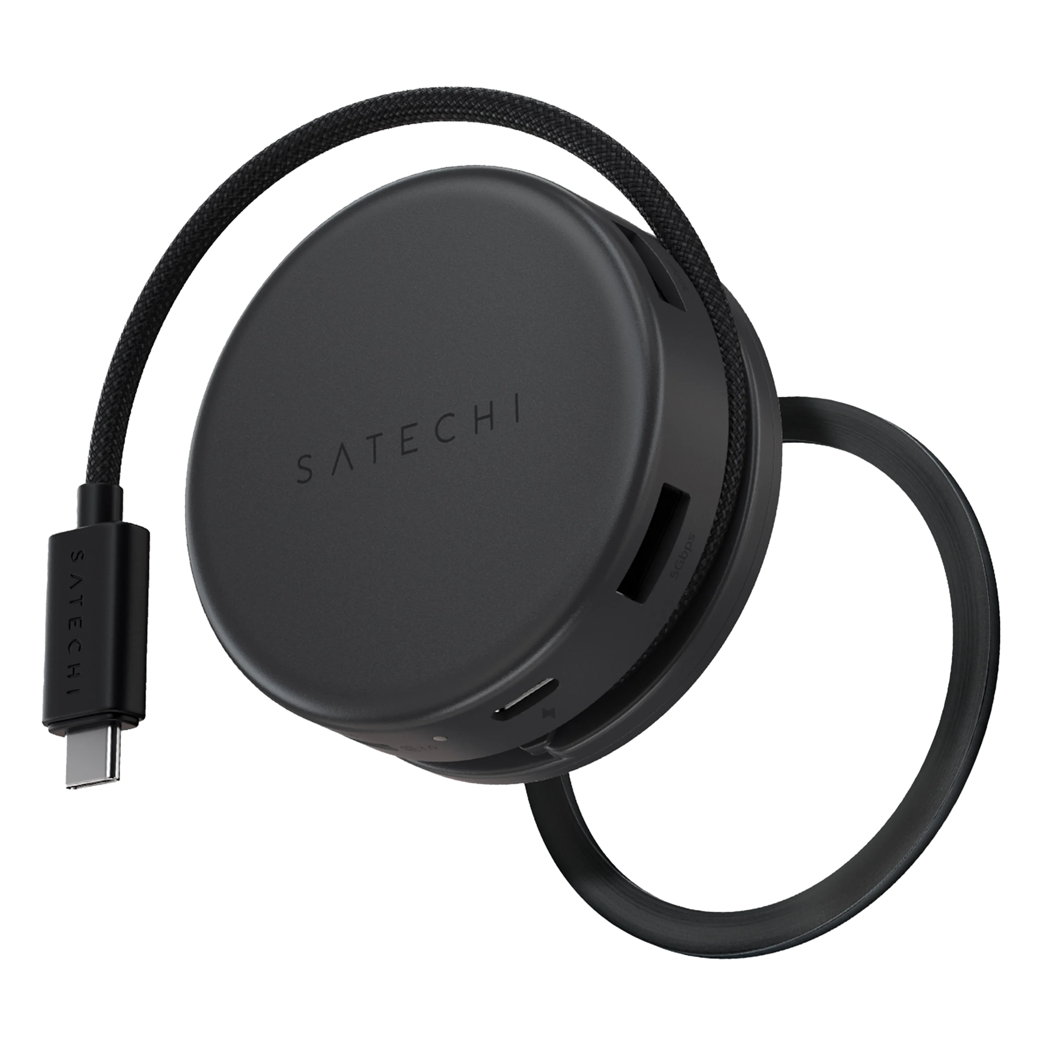 Satechi OntheGo 7-in-1 Multiport Adapter PD 100W - Space Black