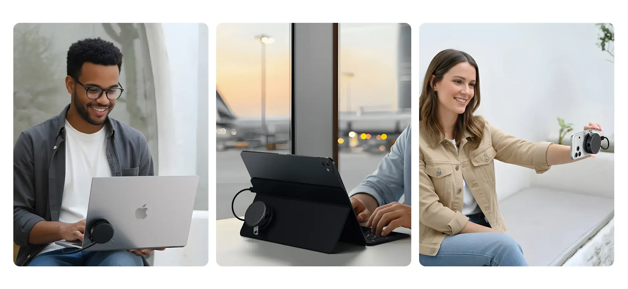 Satechi OntheGo 7-in-1 Multiport Adapter PD 100W - Space Black