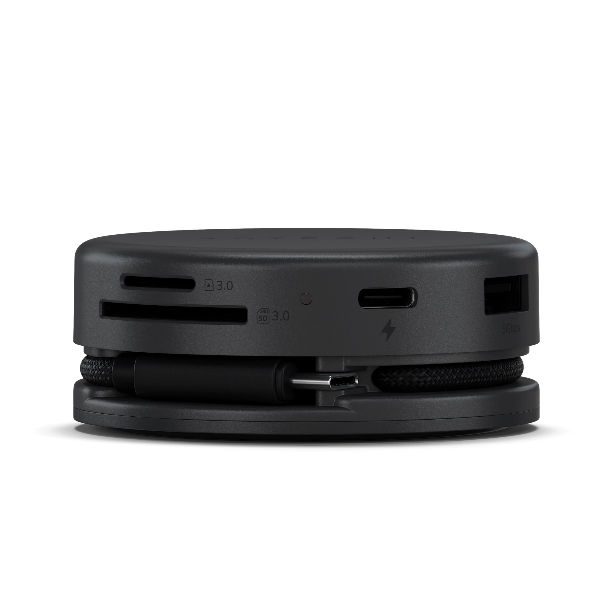 Satechi OntheGo 7-in-1 Multiport Adapter PD 100W - Space Black