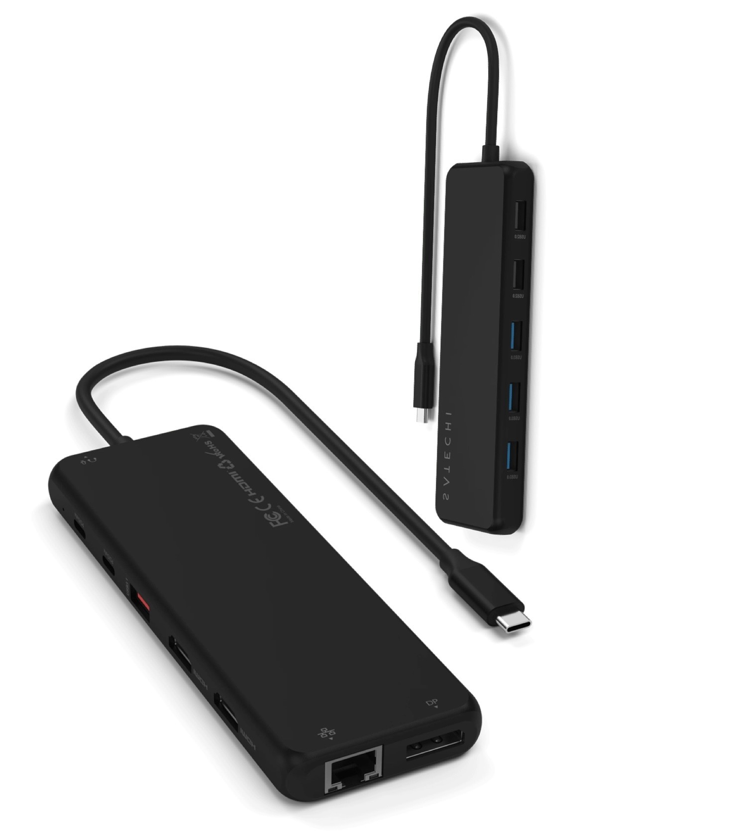 Satechi 13-in-1 USB-C Triple Display 4K HDMI Multiport Adapter PD 100W - Black