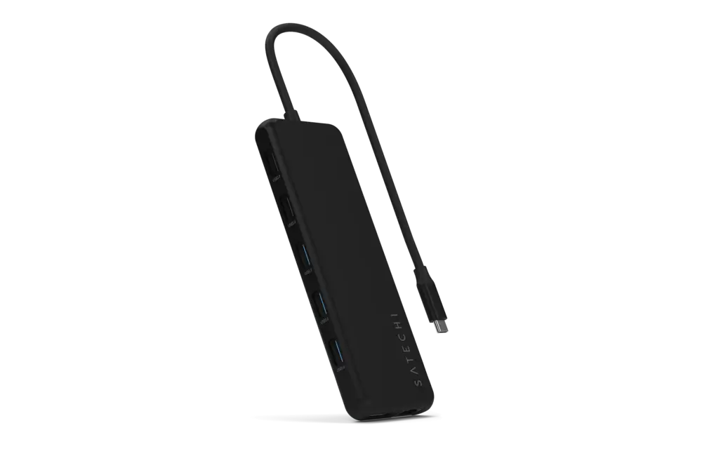 Satechi 13-in-1 USB-C Triple Display 4K HDMI Multiport Adapter PD 100W - Black