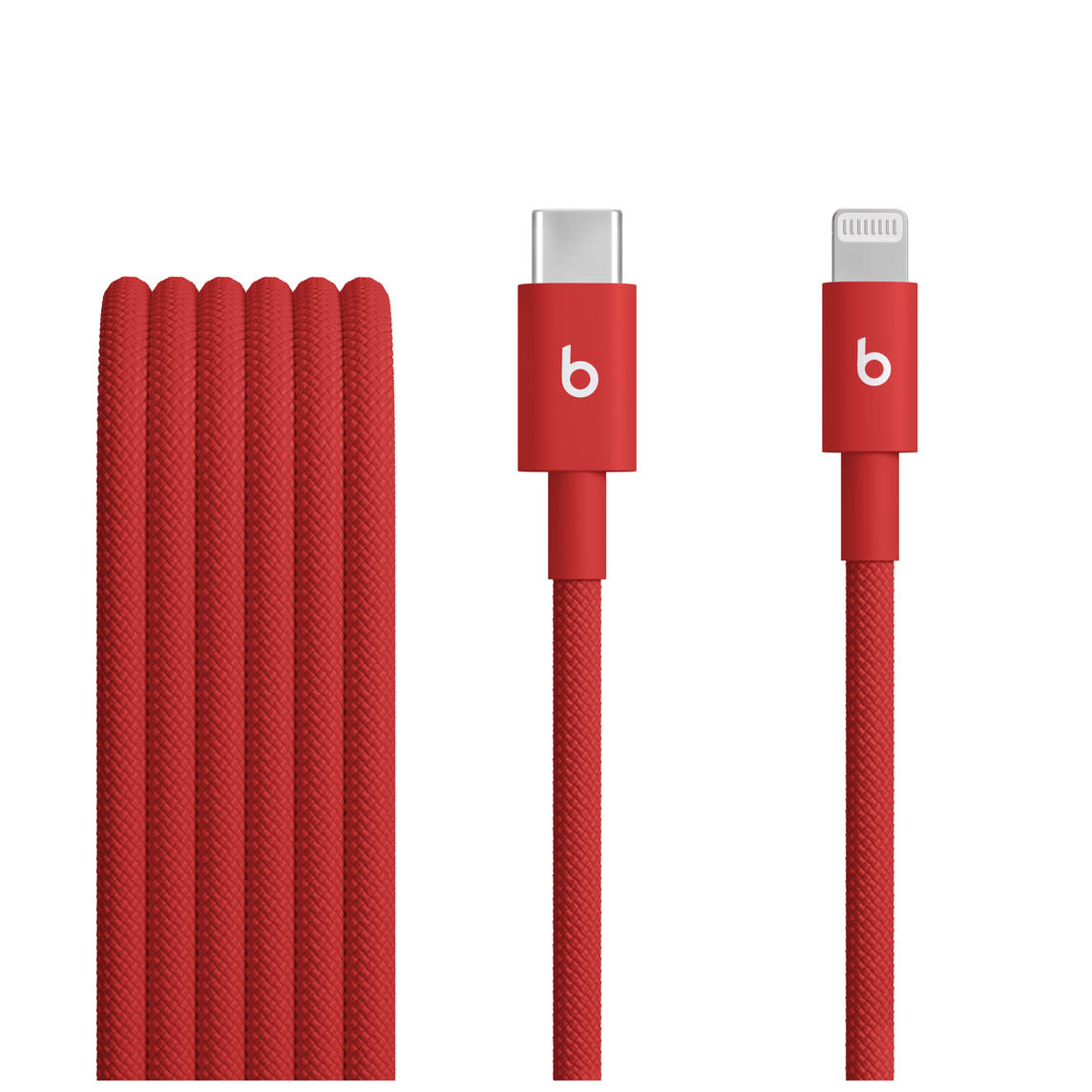 Beats USB-C to Lightning Woven Cable 1.5 m / 5 ft – Rapid Red
