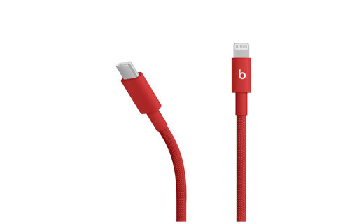 Beats USB-C to Lightning Woven Cable 1.5 m / 5 ft – Rapid Red
