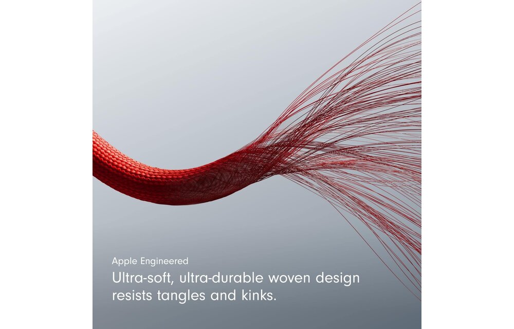 Beats USB-C to Lightning Woven Cable 1.5 m / 5 ft – Rapid Red