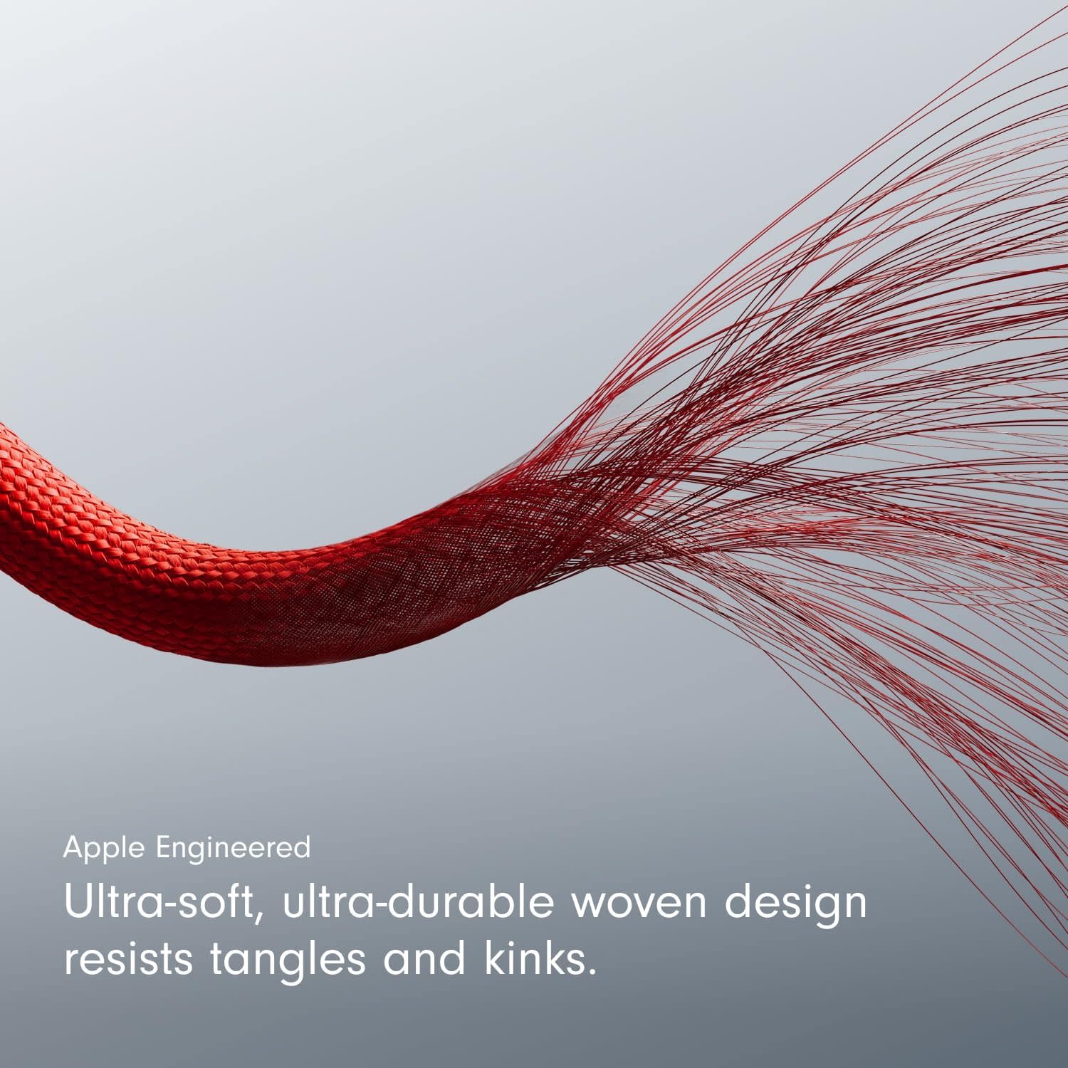 Beats USB-C to Lightning Woven Cable 1.5 m / 5 ft – Rapid Red