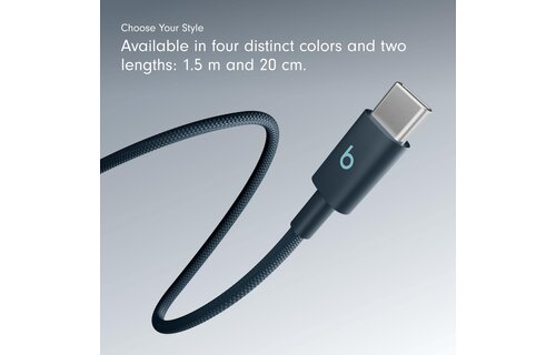 Beats USB-C to USB-C Woven Cable 1.5 m / 5 ft – Nitro Navy