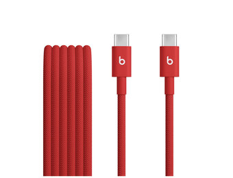 Beats USB-C to USB-C Woven Cable 1.5 m / 5 ft – Rapid Red