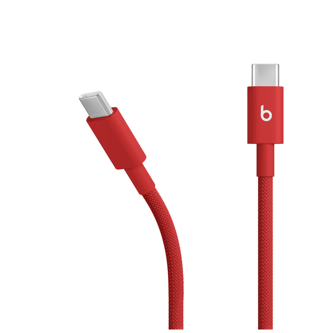 Beats USB-C to USB-C Woven Cable 1.5 m / 5 ft – Rapid Red