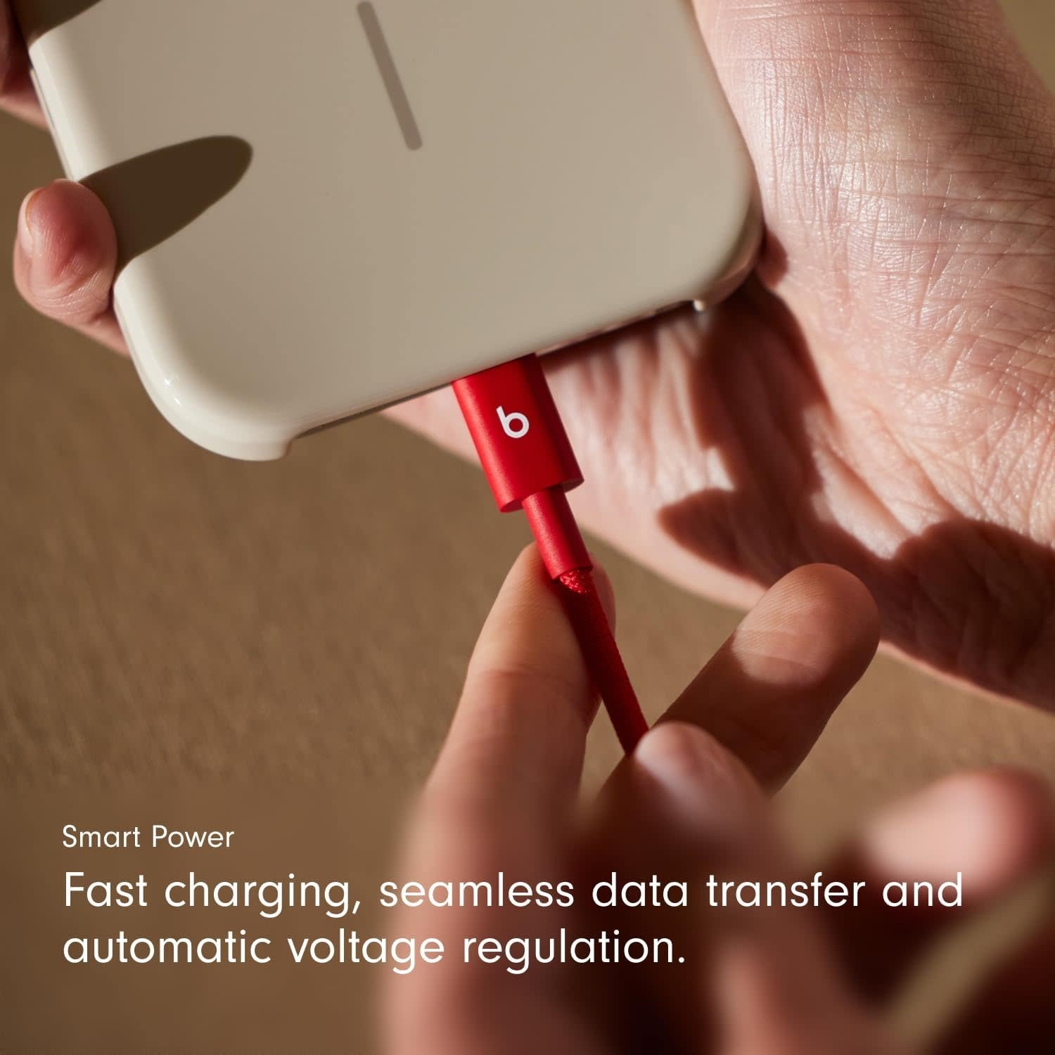 Beats USB-C to USB-C Woven Cable 1.5 m / 5 ft – Rapid Red