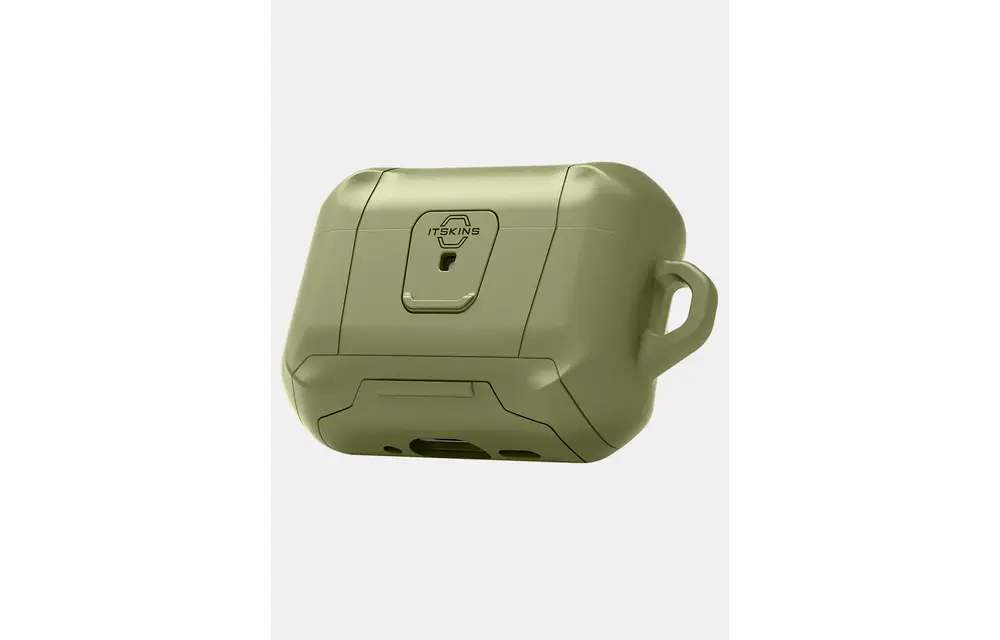 ITSKINS Hybrid Stand Pro With Lock Case for AirPods Pro 3  - Olive Green