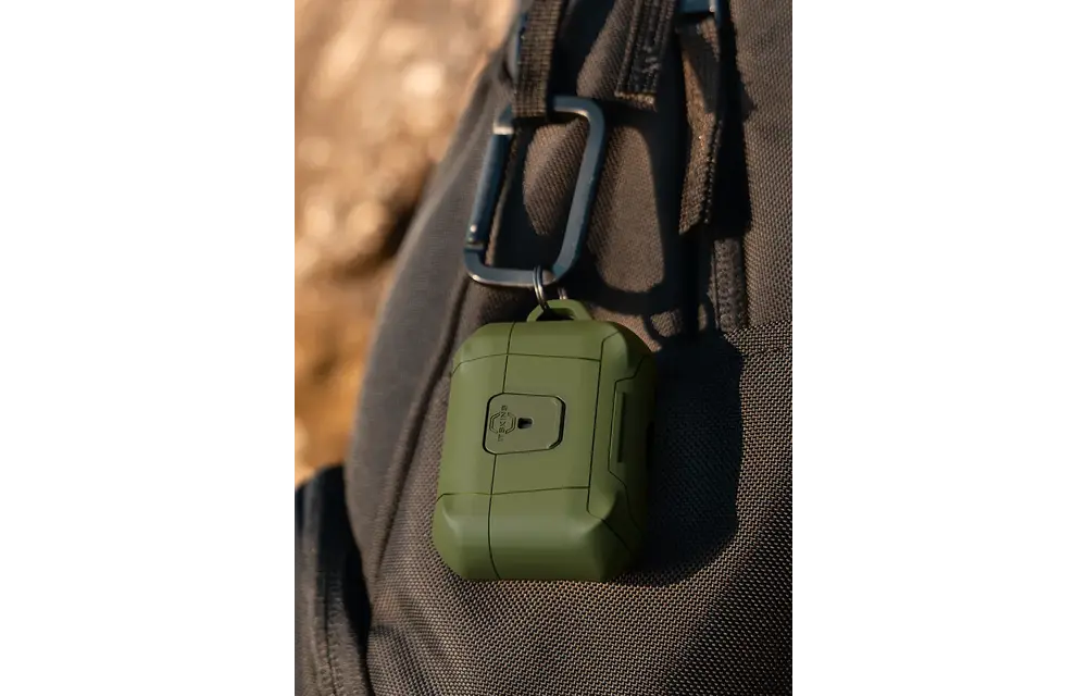 ITSKINS Hybrid Stand Pro With Lock Case for AirPods Pro 3  - Olive Green